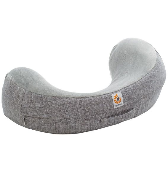 Ergobaby Natural Curve Nursing Pillow Heathered Grey
