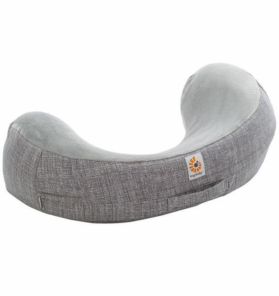 Ergobaby Natural Curve Nursing Pillow - Heathered Grey