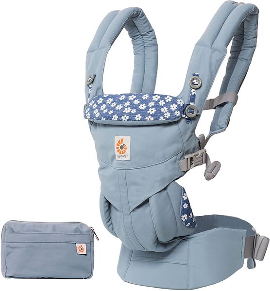 Ergobaby Omni 360 Baby Carrier Blue Daisies
