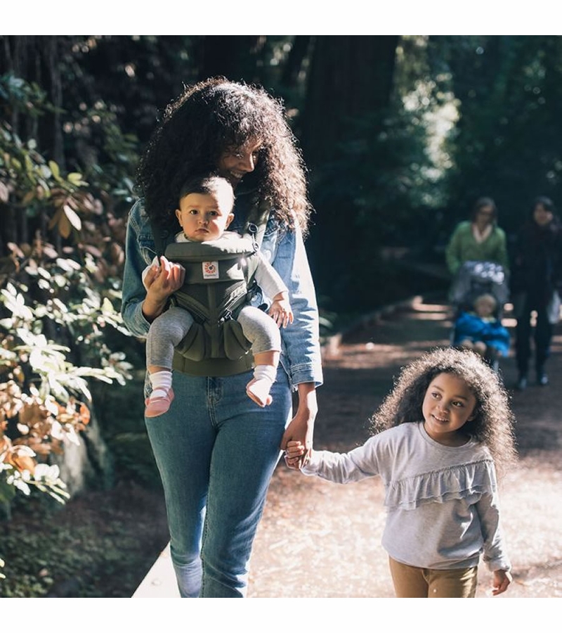 Ergobaby Omni 360 Cool Air Mesh Baby Carrier Khaki Green