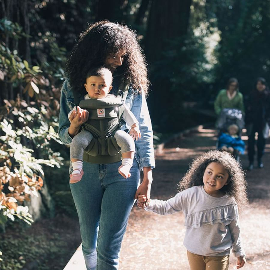 Ergobaby Omni 360 Cool Air Mesh Baby Carrier Khaki Green
