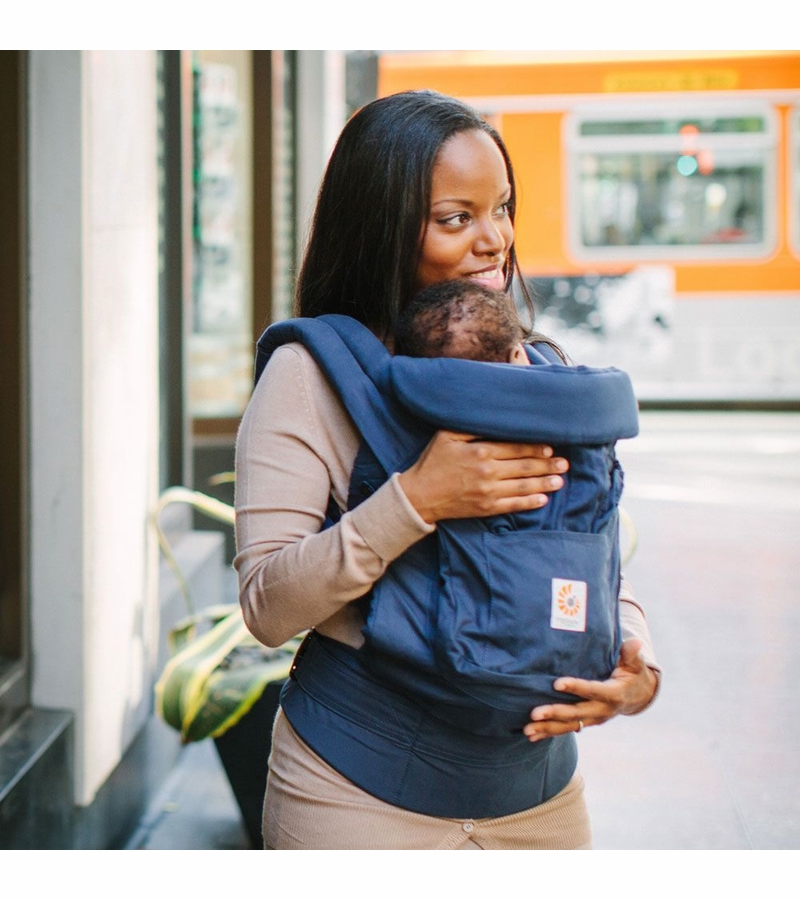 Ergobaby Organic Bundle of Joy Baby Carrier with Insert Navy