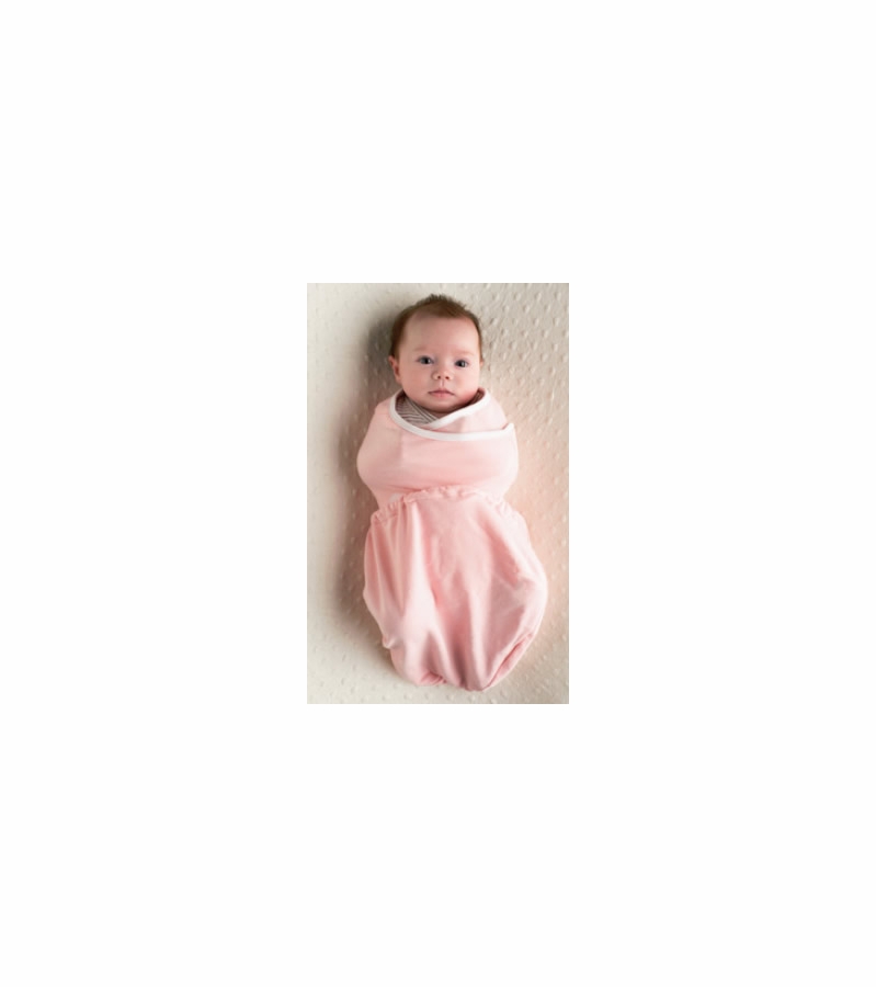 Ergobaby Sleep Tight Swaddler Pink + Natural M/L