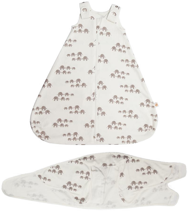 Ergobaby Sleeping Bag + Swaddle Set Elephant