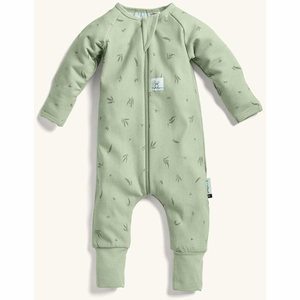 ergoPouch Layers Long Sleeve Romper 1.0 TOG - Willow, 0-3 Months