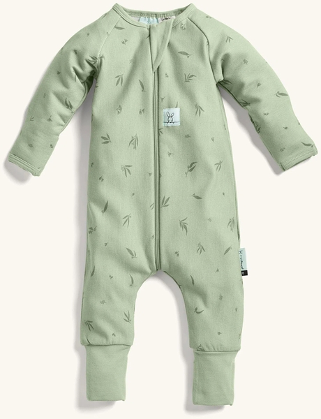 ergoPouch Layers Long Sleeve Romper 1.0 TOG - Willow, 3-6 Months