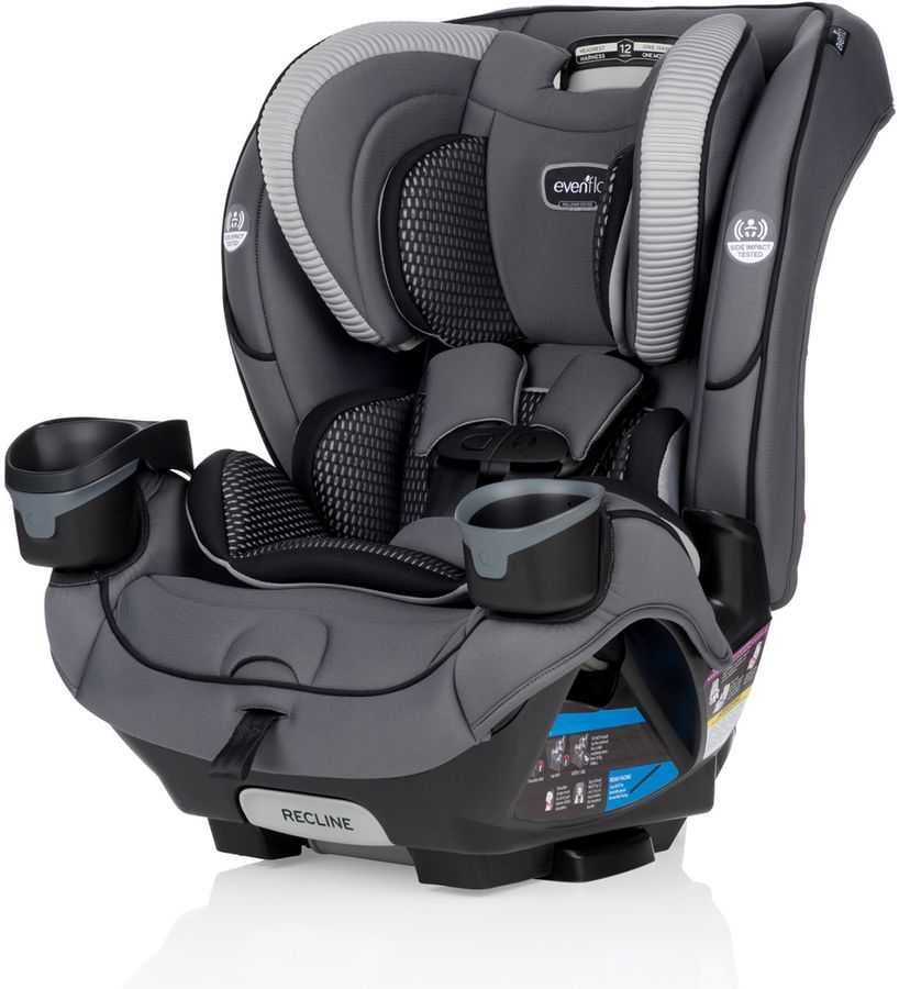 Evenflo Car Seat Black and Grey – Stylish Safety for Every Journey
