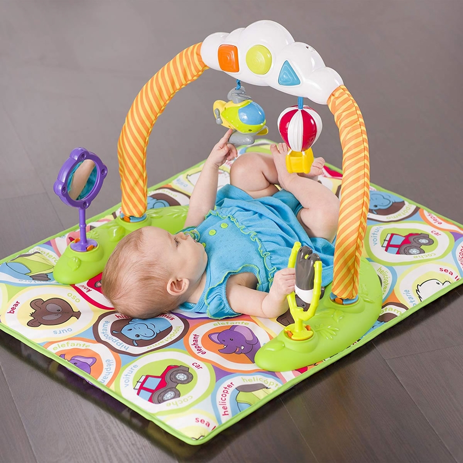 Evenflo ExerSaucer Triple Fun World Explorer Activity Learning Center