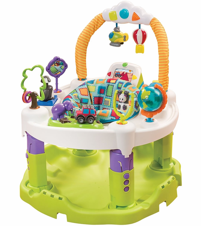 Evenflo ExerSaucer Triple Fun World Explorer Activity Learning Center
