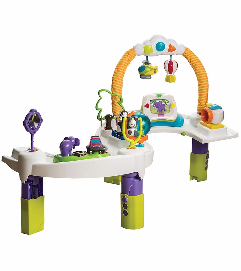 Evenflo ExerSaucer Triple Fun World Explorer Activity Learning Center