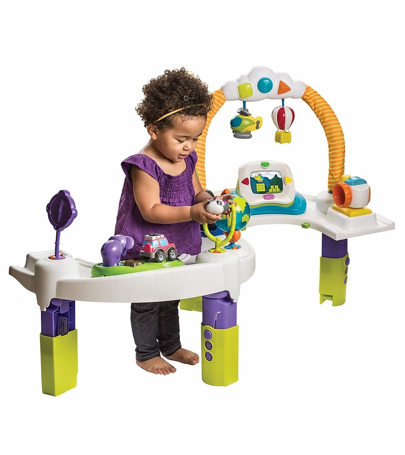 Evenflo ExerSaucer Triple Fun World Explorer Activity Learning Center