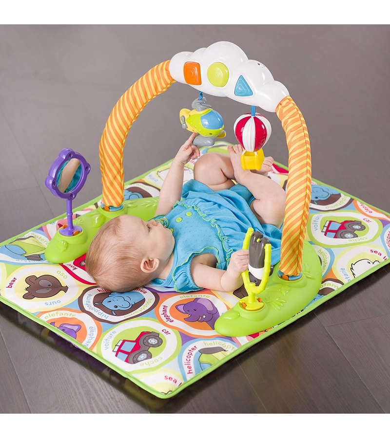 Evenflo ExerSaucer Triple Fun World Explorer Activity Learning Center