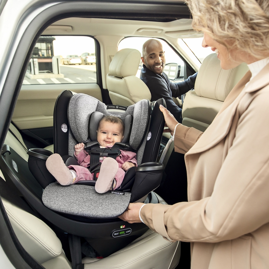 Evenflo GOLD Revolve360 Rotating AllInOne Car Seat Sapphire Blue