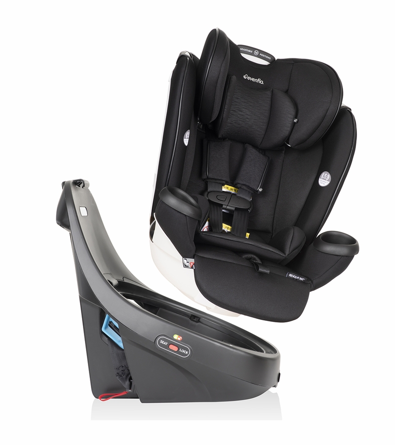 Evenflo GOLD Revolve360 Rotating AllInOne Car Seat Onyx Black