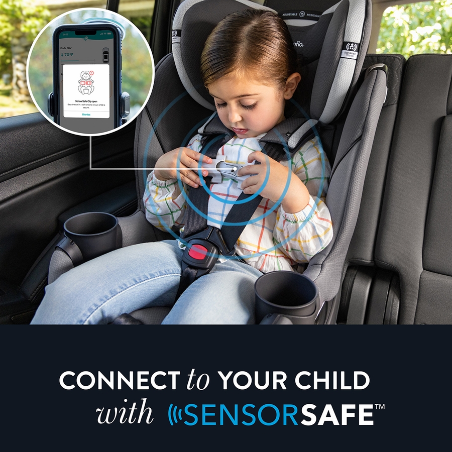 Evenflo GOLD SensorSafe Revolve 360 Slim 2in1 Rotational Convertible