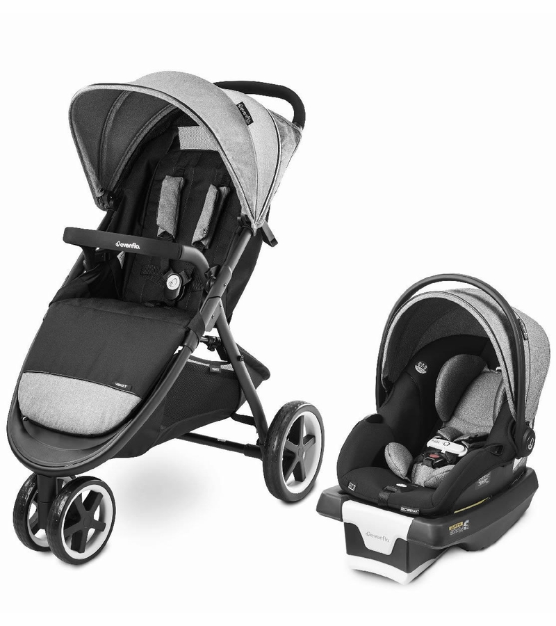 Evenflo GOLD SensorSafe Verge3 Smart Travel System with SecureMax Smart Infant Car Seat