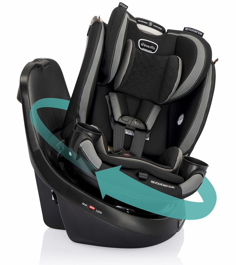 Evenflo Revolve360 Slim 2in1 Rotational Convertible Car Seat with