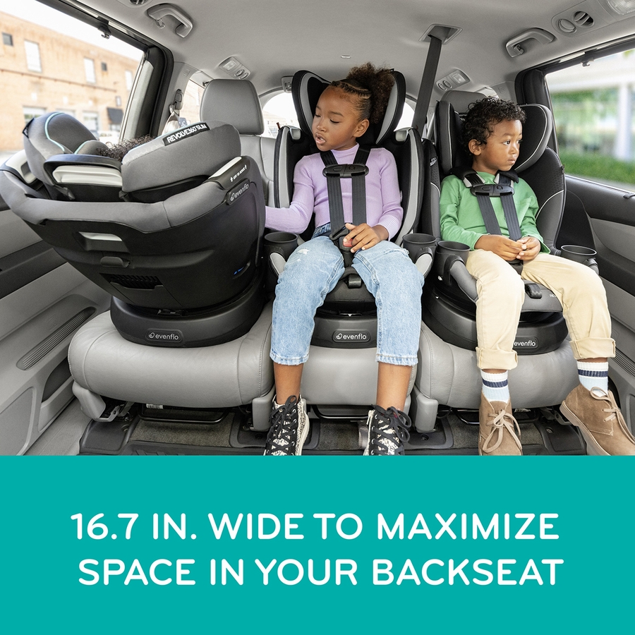 Evenflo Revolve360 Slim 2in1 Rotational Convertible Car Seat with