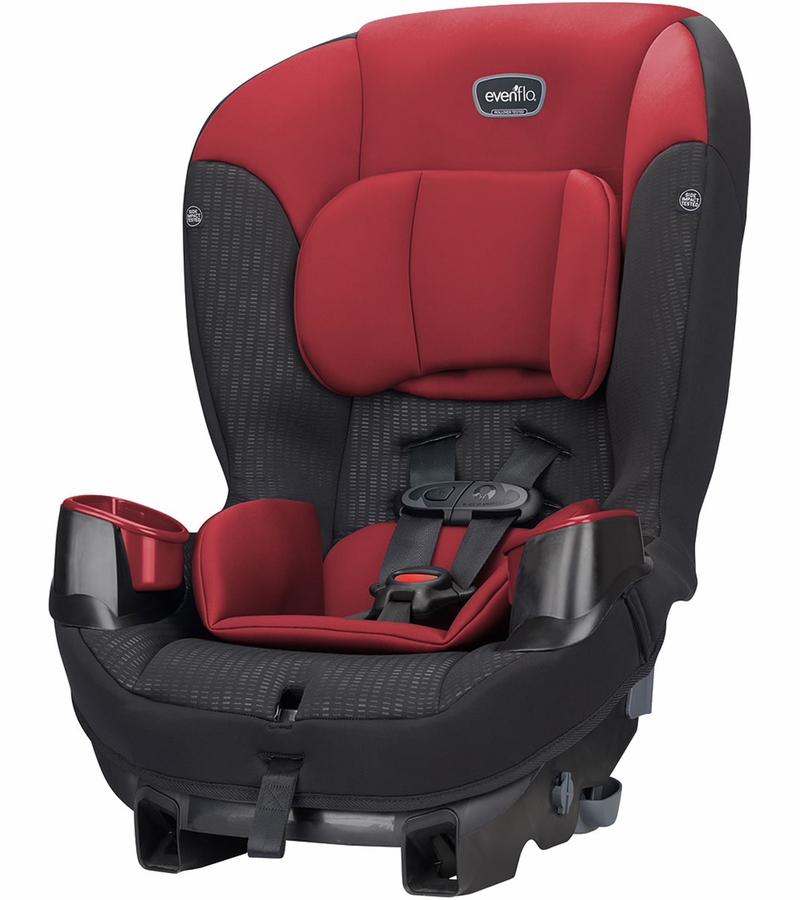 Evenflo Sonus Lightweight Convertible Car Seat Rocco Red