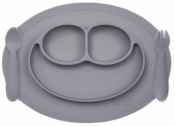 EZPZ Mini Feeding Set - Gray