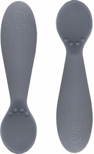 EZPZ Tiny Spoon, Twin Pack - Gray