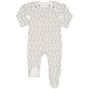Finn+Emma Footie, 6-9m - Giraffe