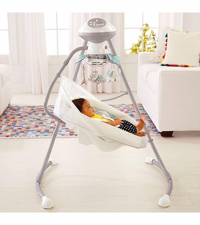 FisherPrice Deluxe Cradle n Swing Safari Dreams