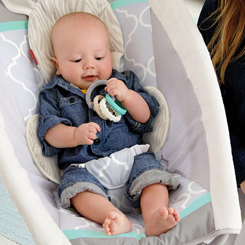 FisherPrice Deluxe Newborn Auto Rock 'n Play Sleeper Safari Dreams