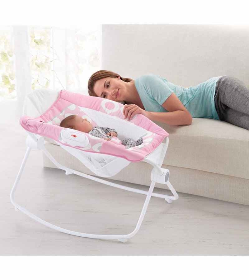 FisherPrice Newborn Rock 'n Play Sleeper Pink Ellipse