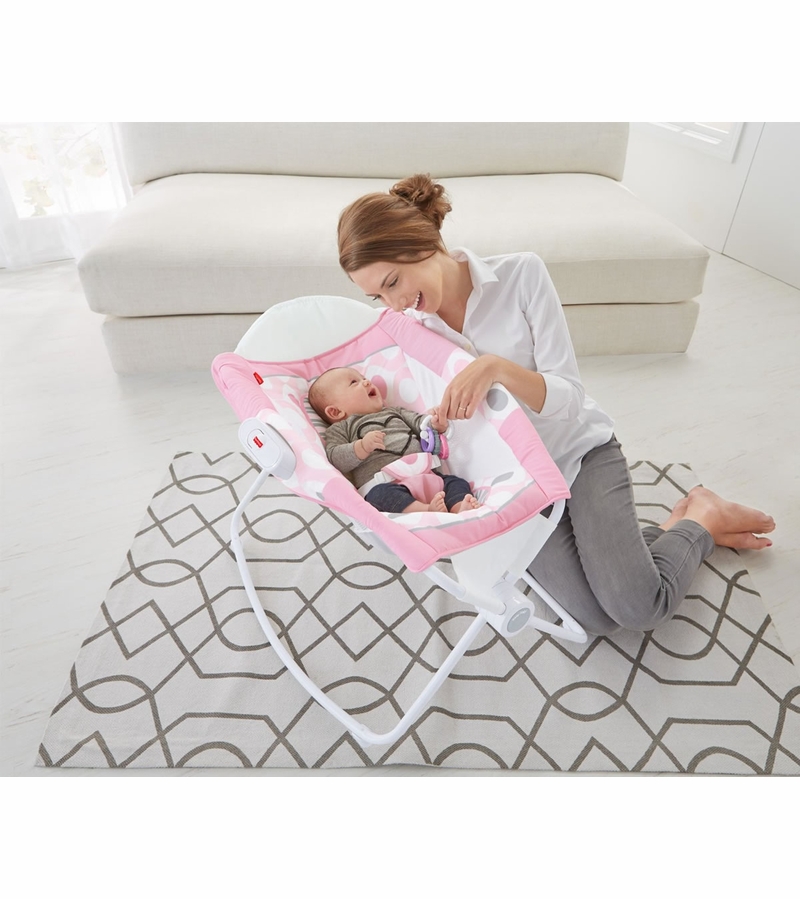FisherPrice Newborn Rock 'n Play Sleeper Pink Ellipse