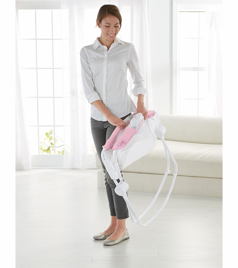 FisherPrice Newborn Rock 'n Play Sleeper Pink Ellipse