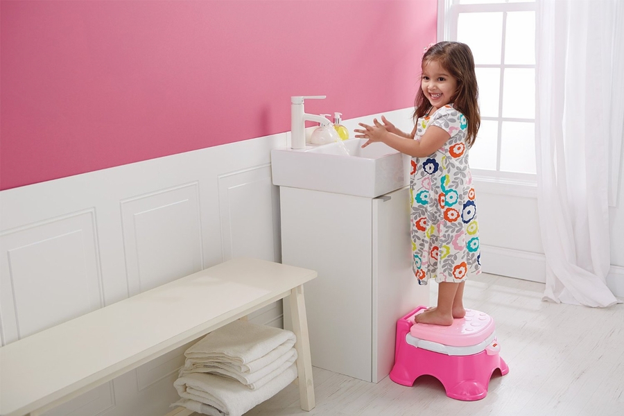 FisherPrice Pink Princess Stepstool Potty