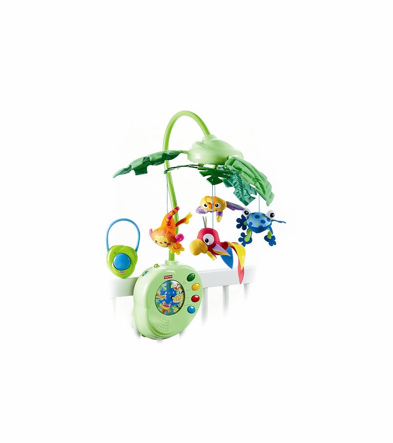 FisherPrice Rainforest PeekaBoo Leaves Musical Mobile