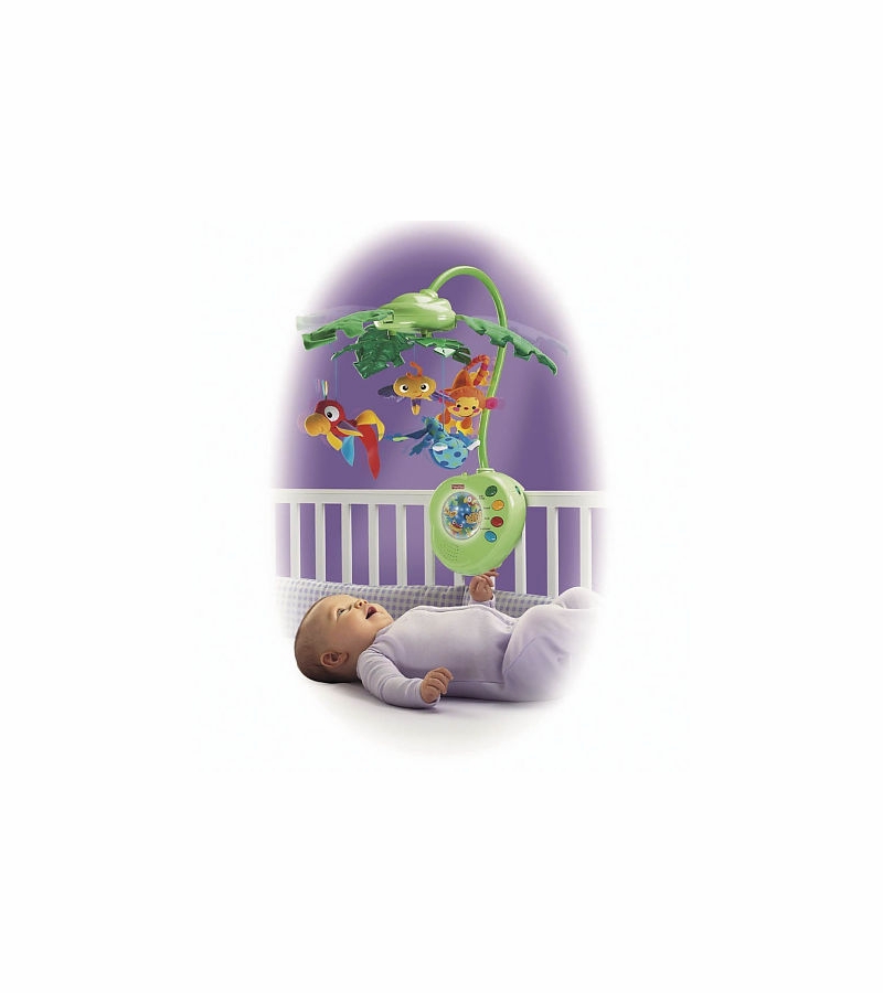FisherPrice Rainforest PeekaBoo Leaves Musical Mobile