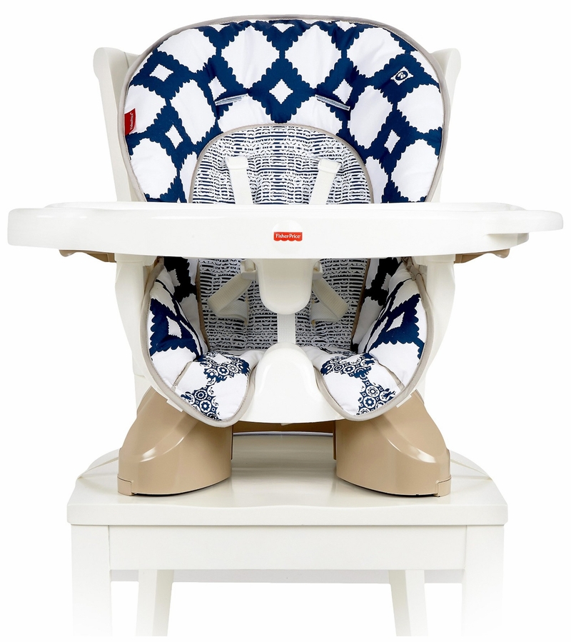 FisherPrice SpaceSaver High Chair Navy