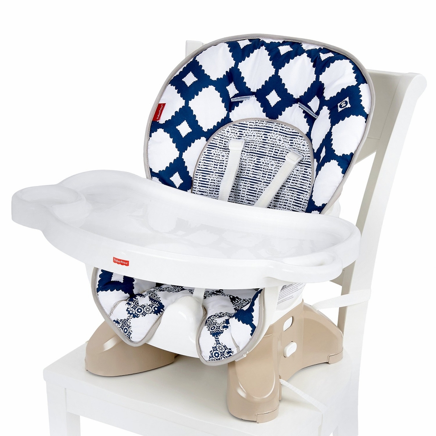FisherPrice SpaceSaver High Chair Navy