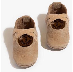 Freshly Picked Ballet Slipper Mini Sole V2, Size 4 - Weathered Brown