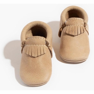 Freshly Picked City Moccasins, Size 2 - Weathered Brown