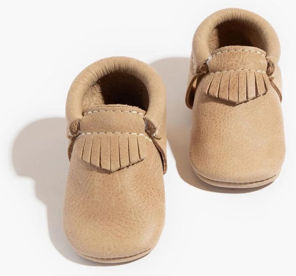 Freshly Picked City Moccasins, Size 3 - Weathered Brown