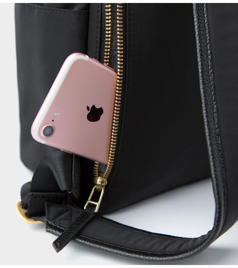 Freshly Picked City Pack Backpack Diaper Bag Ebony