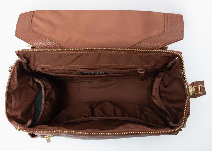 Freshly Picked Mini Classic Diaper Bag II Cognac