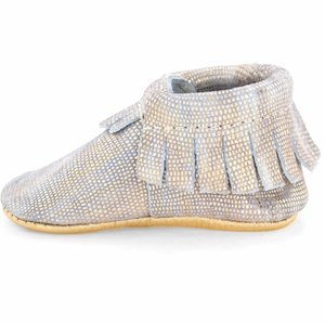 Freshly Picked Moccasins, Size 1 - Gold Lizard