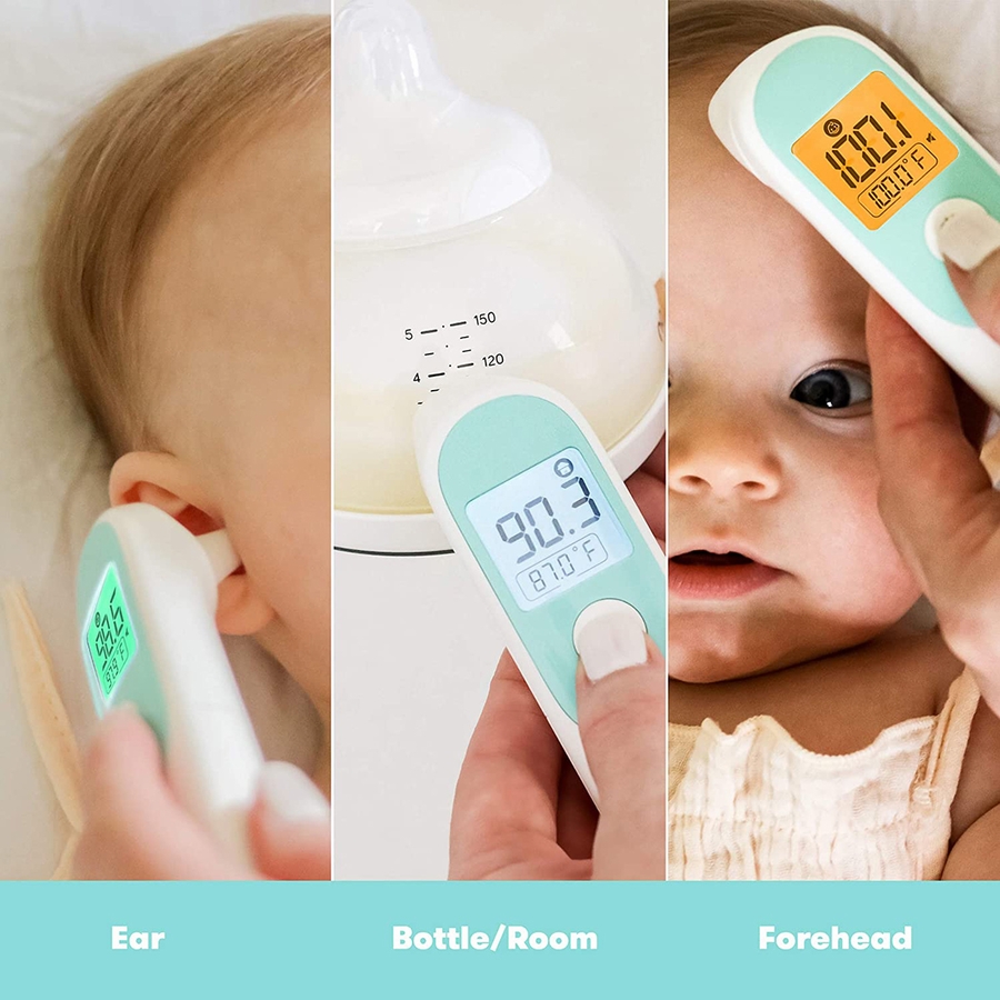 FridaBaby 3in1 Ear, Forehead + Touchless Infrared Thermometer