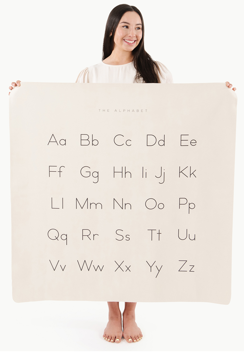 Gathre High Chair Mat, Mini - Alphabet