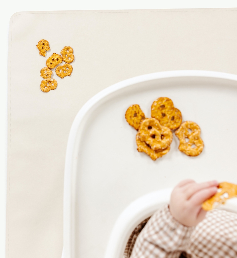 Gathre High Chair Mat, Mini Ivory
