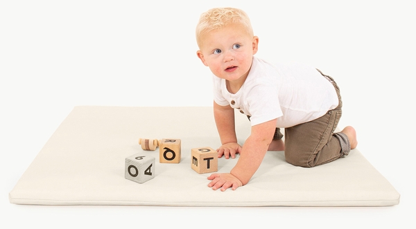 Gathre Padded Play Mat, Mini - Ivory Square