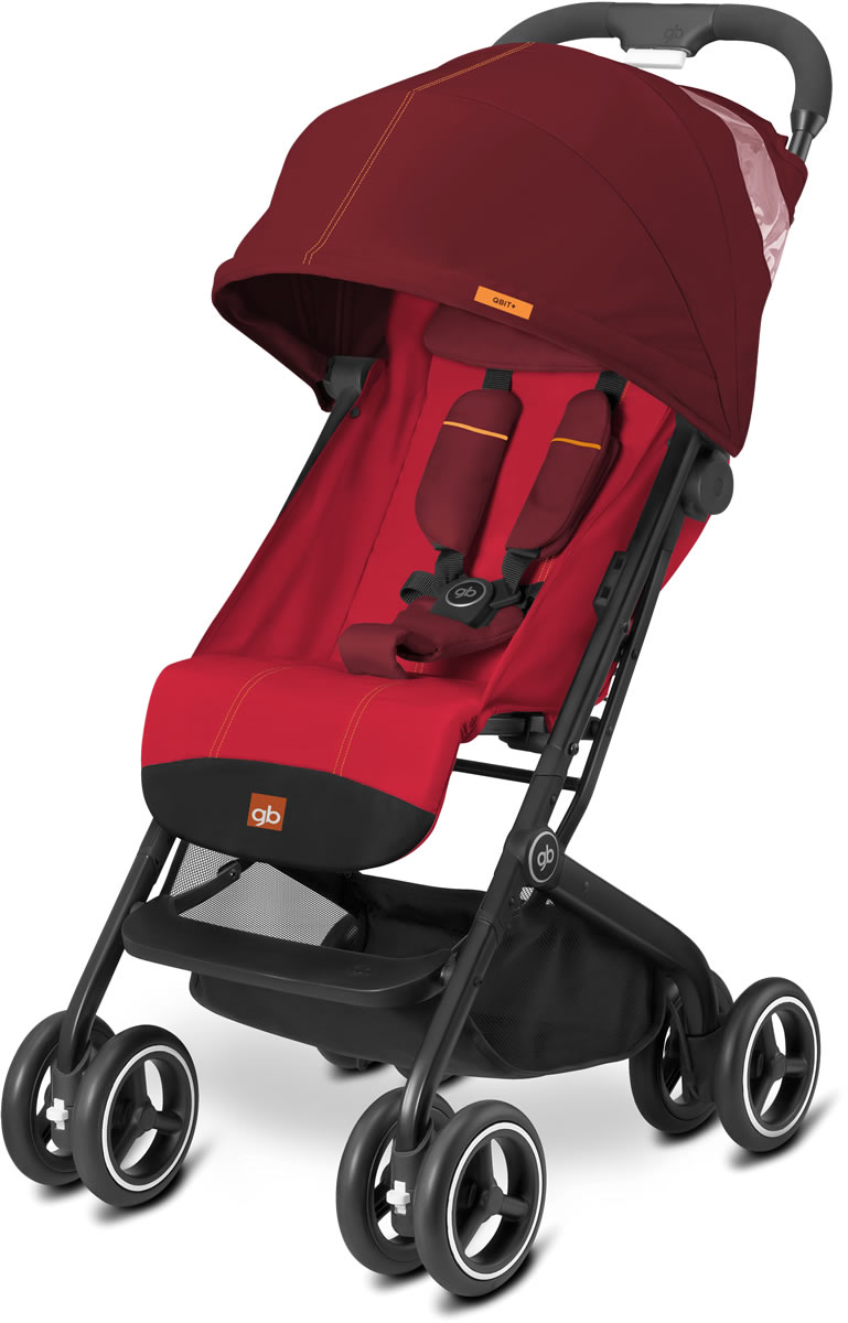 GB Qbit Plus Compact Stroller Dragonfire Red