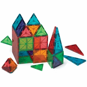 Magna-Tiles Clear Colors, 100 Piece Set