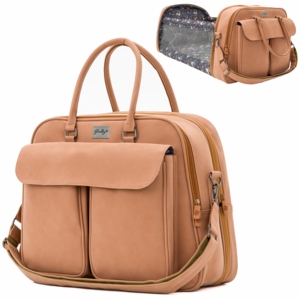 Gladly Family Pod Diaper Bag Changing Station + Travel Cot - Porcini Tan