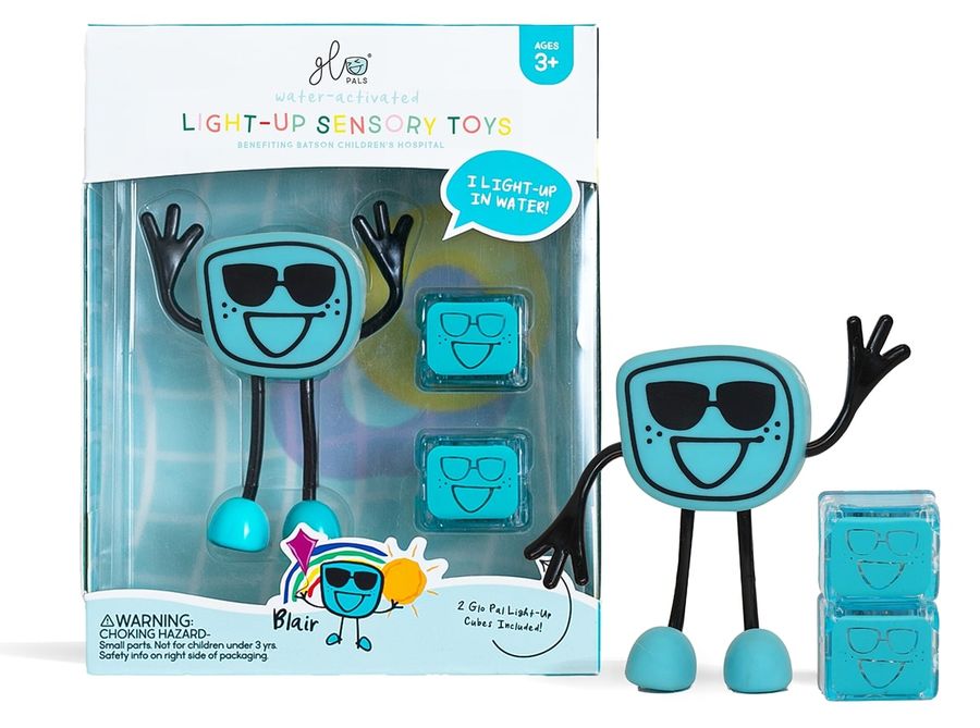 Glo Pals Light Up Sensory Bath Toy Blair (Blue)